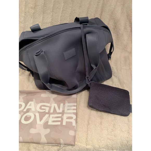 NWT Dagne Dover Large Landon Caryall Duffle Bag Weekender in Ash Blue LIMITED ED - Picture 10 of 11